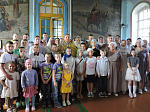 В Спасском храме села Ближняя Полубянка Острогожского района совершена Литургия и молебен о учащих и учащихся