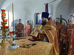 Преосвященнейший Сергий, епископ Борисоглебский и Бутурлиновский совершил Божественную литургию в Костомаровском Спасском женском монастыре