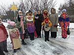 Христославы на Рождество в поселке Каменка