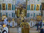 В Прощеное воскресенье Правящий Архиерей совершил Божественную литургию в Свято-Ильинском кафедральном соборе города Россошь