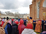 В дни Светлой седмице кадеты и воспитанники детского сада помолились за Божественной литургией в Свято‑Митрофановском храме села Верхний Мамон