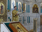 В день памяти Всех святых, в земле Российской просиявших, епископ Дионисий совершил Литургию в Ильинском кафедральном соборе города Россошь