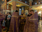 В канун Недели Торжества Православия Преосвященнейший епископ Дионисий совершил всенощное бдение в Ильинском кафедральном соборе