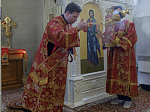 Епископ Россошанский и Острогожский Дионисий совершил Божественную литургию в Костомаровском епархиальном монастыре