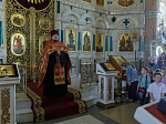 В Неделю 5-ю по Пасхе, о самаряныне, Правящий Архиерей возглавил воскресное богослужение в Свято-Ильинском кафедральном соборе города Россоши