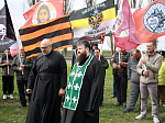 В поселке Каменка состоялся братский молебен у Поклонного креста
