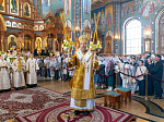 Епископ Россошанский и Острогожский Дионисий сослужил Преосвященным Архипастырям за богослужением в Благовещенском кафедральном соборе города Воронежа