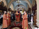 Епископ Дионисий сослужил митрополиту Воронежскому и Лискинскому Леонтию за Великим освящением и Божественной литургией в храме святых благоверных князей Бориса и Глеба, г. Борисоглебск