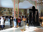 В Сретенском воинском храме совершили чтение Великого канона Андрея Критского и освятили коливо