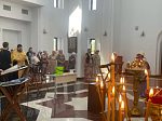 В праздник Рождества пророка Божия Иоанна Предтечи в храме Всемилостивого Спаса совершили молебное пение