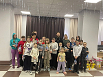Детей из ПВР и объединения «Ежики» поздравили с Рождеством Христовым