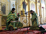 В Свято-Тихоновском соборном храме города Острогожска встретили праздник Пятидесятницы