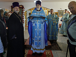 Правящий Архиерей совершил Божественную литургию в храме в честь иконы Божией Матери «Спорительница хлебов» села Галиевка Богучарского района