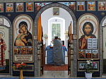 Богослужение в Успенском храме с. Зайцевка