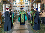 В канун праздника Святой Троицы Преосвященнейший епископ Дионисий совершил всенощное бдение в Свято-Ильинском кафедральном соборе г. Россошь