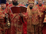 Преосвященнейший епископ Дионисий совершил Литургию в Никольском храме с. Верхние Марки