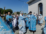В праздник Успения Пресвятой Богородицы глава Россошанской епархии совершил Божественную литургию в Успенском храме села Старая Калитва