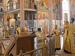 Всенощное бдение накануне памяти святого равноапостольного князя Владимира в Ильинском соборе г. Россоши возглавил епископ Россошанский и Острогожский Дионисий