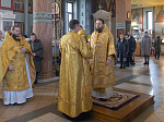 В день памяти апостола Андрея Первозванного епископ Дионисий возглавил богослужение в Свято-Ильинском кафедральном соборе города Россошь