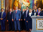 Епископ Россошанский и Острогожский Дионисий сослужил Предстоятелю Русской Православной Церкви в Храме Христа Спасителя в Москве