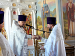 В храме Успения Пресвятой Богородицы города Калач соборно совершена Божественная литургия с миссионерским уклоном