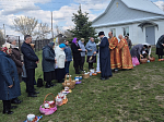 В храме Архистратига Михаила села Нижний Мамон священнослужитель совершил богослужения и чин погребения Плащаницы