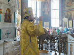Правящий Архиерей совершил Божественную литургию в Свято-Ильинском кафедральном соборе города Россоши