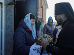 Правящий Архиерей совершил Божественную литургию в храме в честь иконы Божией Матери «Спорительница хлебов» села Галиевка Богучарского района