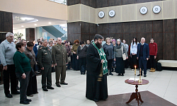 В п. Каменка совершили панихиду по погибшим участникам специальной военной операции
