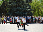 85 лет со дня начала Великой Отечественной войны: в Павловске у мемориала почтили память героев
