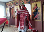 В храме преподобного Симеона Столпника села Криница молитвенно отметили Неделю о слепом