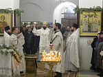 В праздник Крещения Господня Преосвященнейший Дионисий, епископ Россошанский и Острогожский, совершил Литургию в храме иконы Божией Матери «Казанская» города Павловска