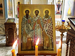 Долгожданный дар: в храм Успения Пресвятой Богородицы города Калача доставлены новонаписанные иконы из Троице‑Сергиевой лавры
