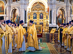 В семнадцатую годовщину интронизации Святейшего Патриарха Кирилла епископ Дионисий сослужил Предстоятелю Русской Православной Церкви в Храме Христа Спасителя