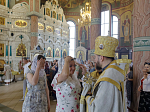 В канун праздника Всех святых, в земле Российской просиявших, Архипастырь совершил всенощное бдение в Ильинском кафедральном соборе Россоши