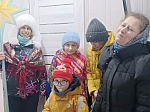Христославы на Рождество в поселке Каменка