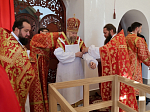 Епископ Дионисий сослужил митрополиту Воронежскому и Лискинскому Леонтию за Великим освящением и Божественной литургией в храме святых благоверных князей Бориса и Глеба, г. Борисоглебск