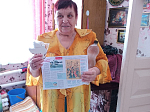 В праздник Крещения Господня помощник благочинного по социальной работе навестила пожилых людей