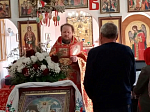 Благочинный совершил Божественную литургию в храме Казанской иконы Божией Матери села Радченское