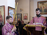 В субботу первой седмицы Великого поста Правящий Архиерей совершил Литургию в Троицком храме пгт Подгоренский