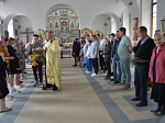В Казанском храме совершили молебен перед началом сдачи экзаменов