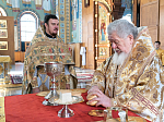 Митрополит Воронежский и Лискинский Сергий возглавил воскресное богослужение в Благовещенском кафедральном соборе