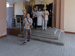 В день престольного праздника Архипастырь совершил Божественную литургию в храме Всемилостивого Спаса города Россошь