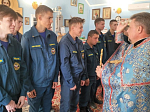 Студенты Россошанского техникума группы МЧС посетили храм Рождества Пресвятой Богородицы города Россошь