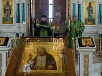 Секретарь Россошанского епархиального управления совершил всенощное бдение в Свято-Ильинском кафедральном соборе города Россоши