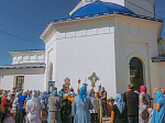 В день престольного праздника в храме Успения Пресвятой Богородицы города Калач совершено торжественное богослужение