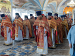 Епископ Россошанский и Острогожский Дионисий совершил Божественную литургию в храме Успения Пресвятой Богородицы г. Калач