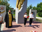 Клирик благочиния в День памяти и скорби посетил Подгоренский лицей имени Н.А. Белозерова