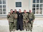 Военные автомобилисты помолились на богослужении в  Михайло-Архангельском храме г. Острогожска