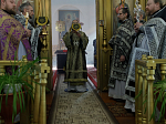 Епископ Дионисий совершил Литургию Преждеосвященных Даров в храме святителя Тихона, епископа Воронежского, Задонского чудотворца села Шубное Острогожского района